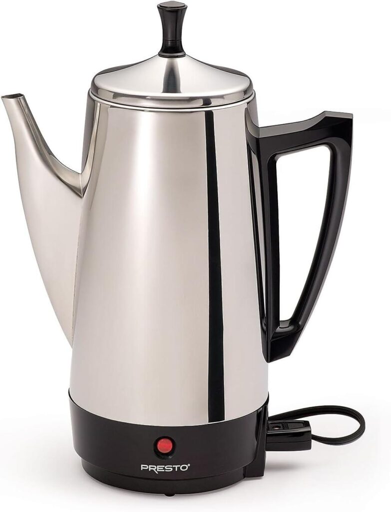 Best Coffee Percolator – Presto 02811 Stainless Steel 12-Cup Review