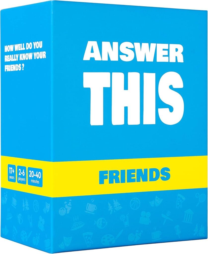 Best Fun Card Game – Answer This – Friends Review